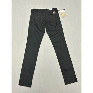 NEW Carhartt WIP Sid Pant NWT Graphite Chino 31 x 36 Taper Stretch Twill I003367